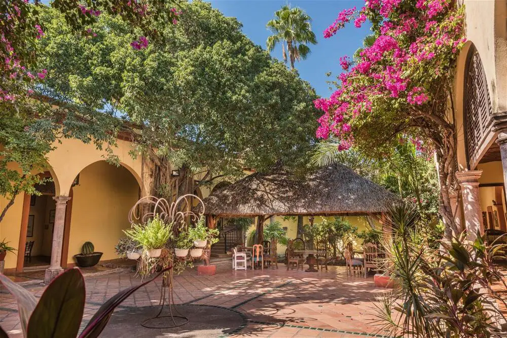 Mexican backyard